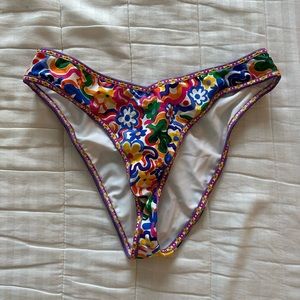 Bydee Swim Panama Bottom in Salsa print - size M